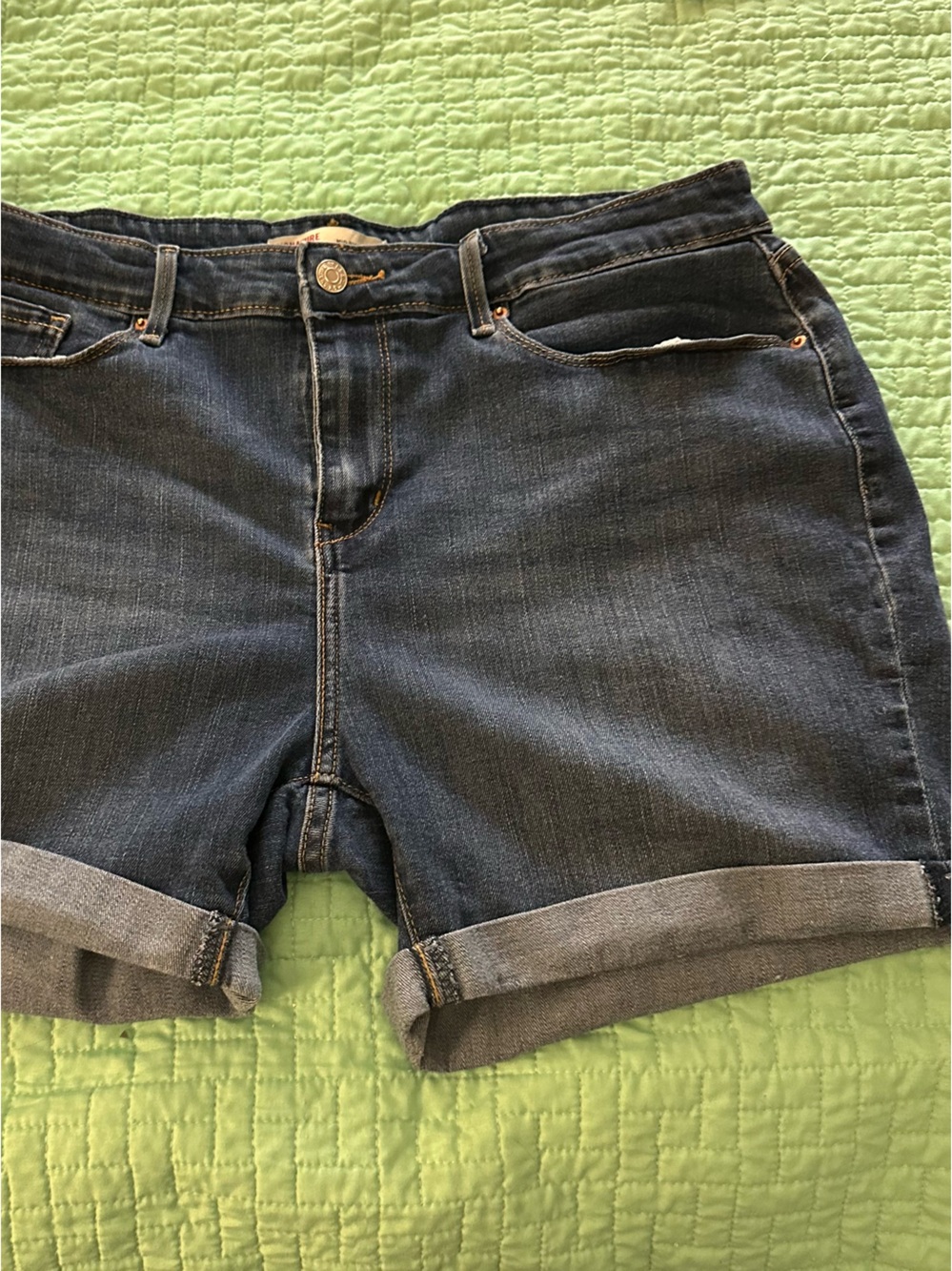 Levi's Signature Dark Blue Denim Shorts